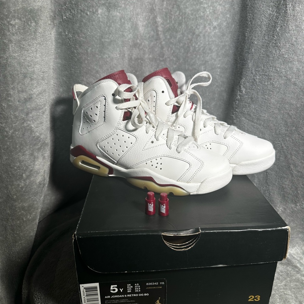 Air Jordan 6 Retro GS maroon